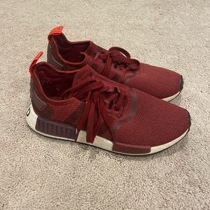 Adidas Originals NMD R1 Stencil Pack Low Women’s Shoes Maroon Red New Size 9